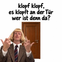 Klopf Klopf, es klopft an der Tür - wer ist denn da? artwork